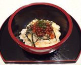 自家製しょうゆイクラと鮭の親子丼作り方6写真