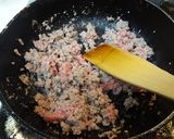 お弁当に最適!キャベツとひき肉のオムレツ作り方1写真