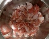 ゴマたっぷり豚肉の甘辛焼き♪お弁当にも◎作り方1写真