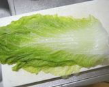 白菜でライスロール作り方4写真