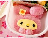 ＊キャラ弁＊簡単！マイメロちゃんおにぎり作り方5写真