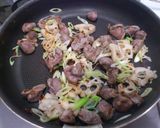 おつまみに☆砂肝と蓮根のソテー作り方4写真