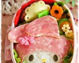 ＊キャラ弁＊簡単！マイメロちゃんおにぎり作り方8写真