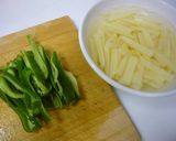 お弁当にも◎豚こま☆じゃがいも☆中華炒め作り方1写真
