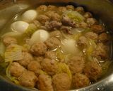 白菜と肉団子のスープ作り方3写真