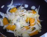 かぼちゃと玉ねぎの塩こうじ炒め作り方5写真