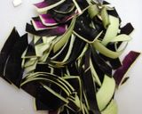 茄子皮とごぼうのきんぴら作り方1写真