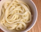 ☆明太釜玉うどん☆作り方1写真