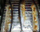さんまのわた抜き♬塩焼き作り方4写真