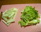 ★ごま香る白菜とさつま揚げのみそ汁★作り方1写真