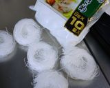 簡単ヘルシー♪豆苗と春雨の卵炒め作り方2写真