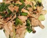 豚肉とチンゲン菜のきのこたっぷり炒め作り方8写真