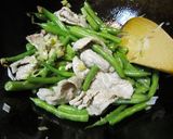 いんげん豆と春雨豚肉炒め作り方2写真
