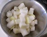 野菜だけで作る☆麻婆大根作り方1写真