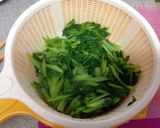 サクサクお揚げで♪小松菜のおひたし作り方1写真