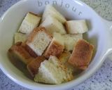 時短簡単♪ミートソース缶ｄｅパングラタン作り方4写真