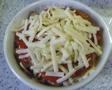 時短簡単♪ミートソース缶ｄｅパングラタン作り方6写真