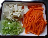 にんじんと高野豆腐のこあえ。作り方1写真