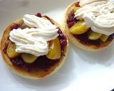 つぶあん×黄桃×ホイップクリームマフィン作り方4写真