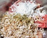 簡単!チーズがとろけるしいたけハンバーグ作り方5写真