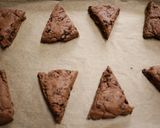 ダブルチョコアメリカンスコーン作り方9写真