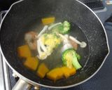 彩野菜の蒟蒻ラーメンカレーグラタン作り方2写真