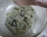 ＊大葉の香り♪胡麻入り塩昆布のおにぎり＊作り方2写真