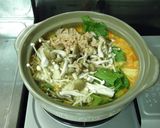 かんたん韓国風 海鮮きのこ鍋作り方4写真