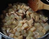 残ったおでんの汁で、大根の煮物作り方4写真