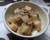 残ったおでんの汁で、大根の煮物作り方5写真