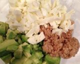 アボカドと納豆のタルタルそば作り方1写真
