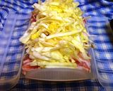 豚バラきゃべつのミルフィーユ蒸し作り方3写真