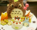 トトロの立体バースデーケーキ作り方15写真