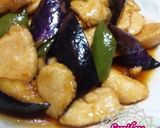 鶏肉と茄子の甘酢炒め作り方10写真