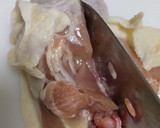 鶏肉下ごしらえ骨付き手羽中の骨抜き下処理作り方26写真