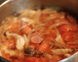 トマトのかき玉汁作り方3写真