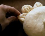 菓子パン生地で*おひさまパン作り方6写真