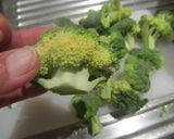 ブロッコリーの房の分け方作り方1写真