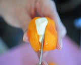 簡単お洒落生ハムと柿とクリチのピンチョス作り方1写真