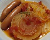 白菜と玉ねぎのトマトチーズ煮作り方6写真