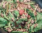 小松菜と豚挽肉の簡単ご飯作り方5写真