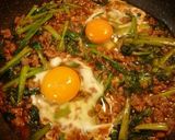 小松菜と豚挽肉の簡単ご飯作り方6写真