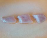 塩麹で♪鶏ササミ揚げ作り方1写真