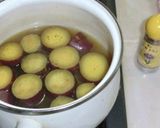 さつまいもの黄金煮プチニンジン添え作り方1写真