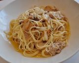 簡単料理ペペロンチーノ with ぶた肉作り方6写真