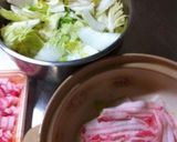 超簡単白菜と豚バラ鍋作り方2写真