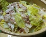 超簡単白菜と豚バラ鍋作り方4写真
