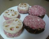 フワフワ＆ヘルシー☆蓮根はさみ＆椎茸肉詰作り方5写真