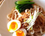 岩下の肉味噌新生姜うどん♪作り方7写真