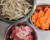 ☆豚バラきんぴら☆作り方1写真